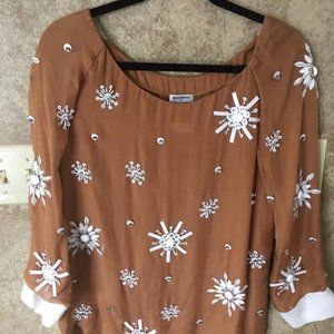PHILOSOPHY Di ALBERTA FERRETTI EMBELLISHED TOP